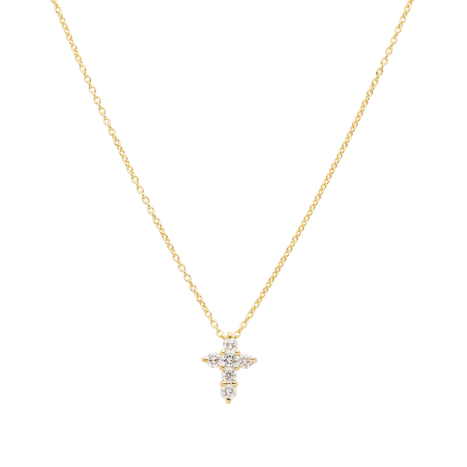 Roberto coin store baby cross necklace