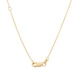 Roberto Coin 18K Yellow Gold 0.06cttw Diamond Love Letter R Necklace