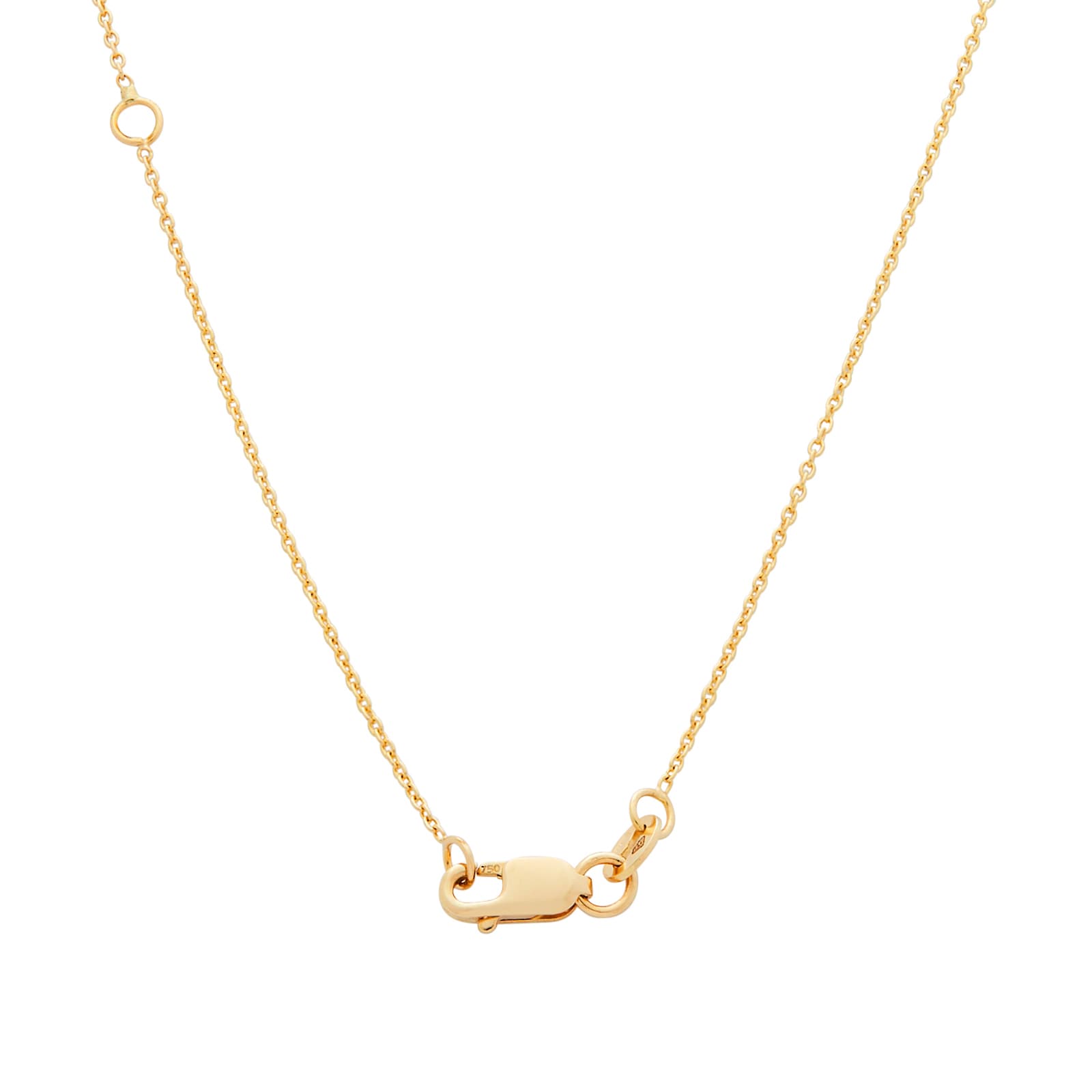 Roberto Coin 18k Yellow Gold 0.04cttw Diamond Tiny Treasures Love Letter 'J' Necklace 18"