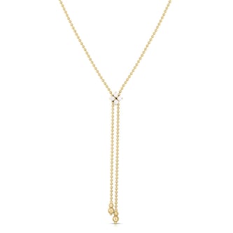 Roberto Coin 18K Yellow Gold Love In Verona 0.30cttw Diamond Necklace Roberto Coin 18K Yellow Gold Love In Verona 0.30cttw Diamond Necklace
