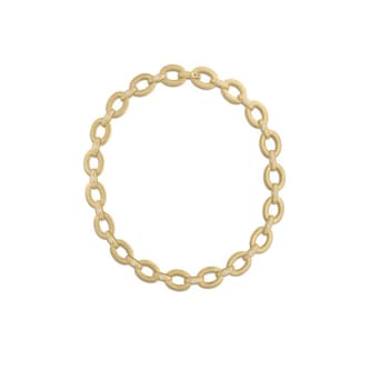 Roberto Coin 18K Yellow Gold Duchessa 1.10cttw Diamond Oval Link Bracelet