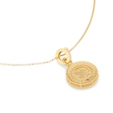 Roberto Coin Venetian Medallion 18ct Yellow Gold Mother of Pearl & 1.89ct Diamond Pendant