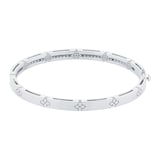 Roberto Coin Love In Verona 18ct White Gold 4.56ct Diamond Bangle