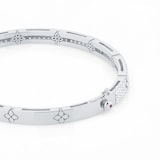 Roberto Coin Love In Verona 18ct White Gold 4.56ct Diamond Bangle