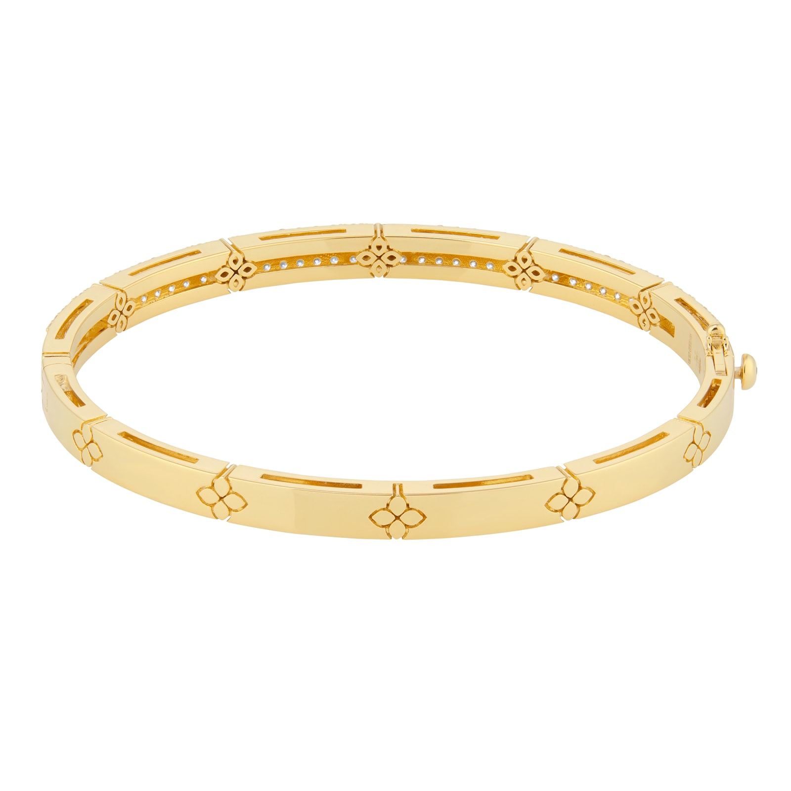 Roberto Coin Love In Verona 18ct Yellow Gold 1.52ct Diamond Bangle Roberto Coin Love In Verona 18ct Yellow Gold 1.52ct Diamond Bangle