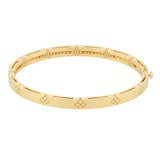 Roberto Coin Love In Verona 18ct Yellow Gold 4.56ct Diamond Bangle