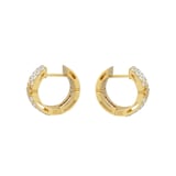 Roberto Coin Love In Verona 18ct Yellow Gold 2.87ct Diamond Hoop Earrings