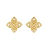 Roberto Coin Arabesque 18ct Yellow Gold Diamond Stud Earrings