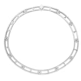 Roberto Coin 18K White Gold Love In Verona 7.85cttw Pavé Diamond Collar Necklace