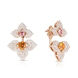 Roberto Coin 18K Rose Gold Venetian Princess Diamond, Ruby & Citrine Drop Earrings