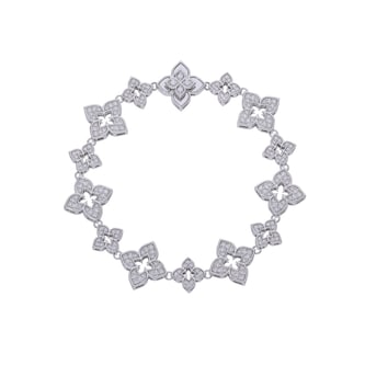 Roberto Coin 18K White Gold Venetian Princess 1.45cttw Diamond Bracelet Roberto Coin 18K White Gold Venetian Princess 1.45cttw Diamond Bracelet