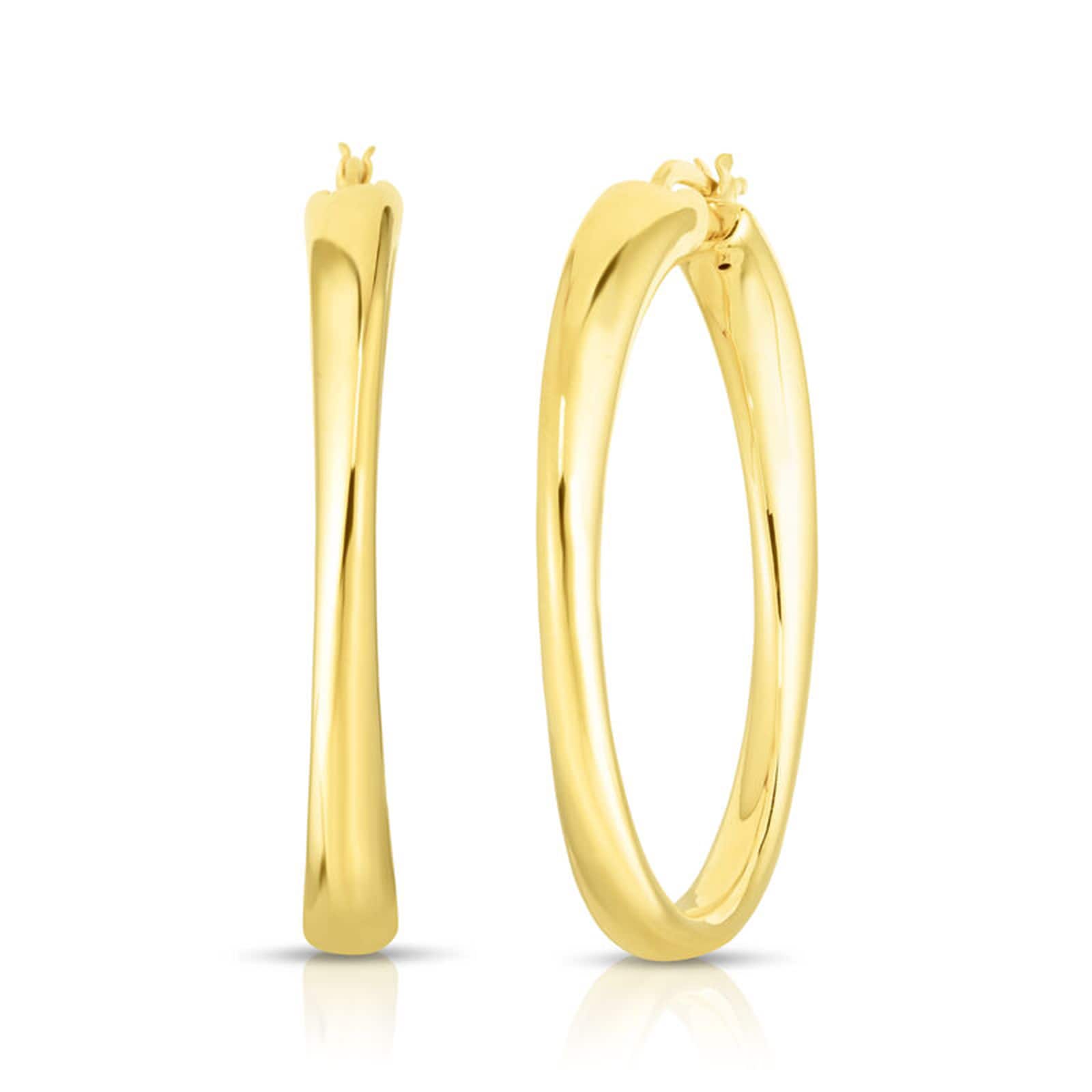 Roberto Coin 18K Yellow Gold Designer Gold Classic Hoop Earrings