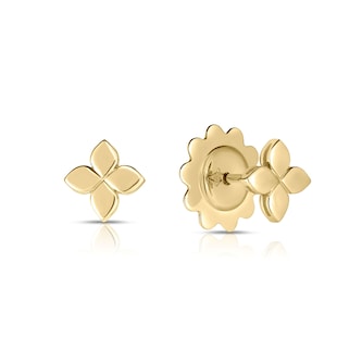 Roberto Coin 18K Yellow Gold Love In Verona Small Stud Earrings Roberto Coin 18K Yellow Gold Love In Verona Small Stud Earrings