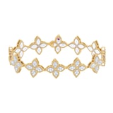 Roberto Coin Princess Flower 18ct Yellow Gold 2.20ct Diamond Bracelet