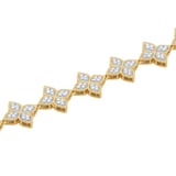 Roberto Coin Princess Flower 18ct Yellow Gold 2.20ct Diamond Bracelet