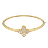 Roberto Coin Princess Flower 18ct Yellow Gold 0.50ct Diamond Bangle