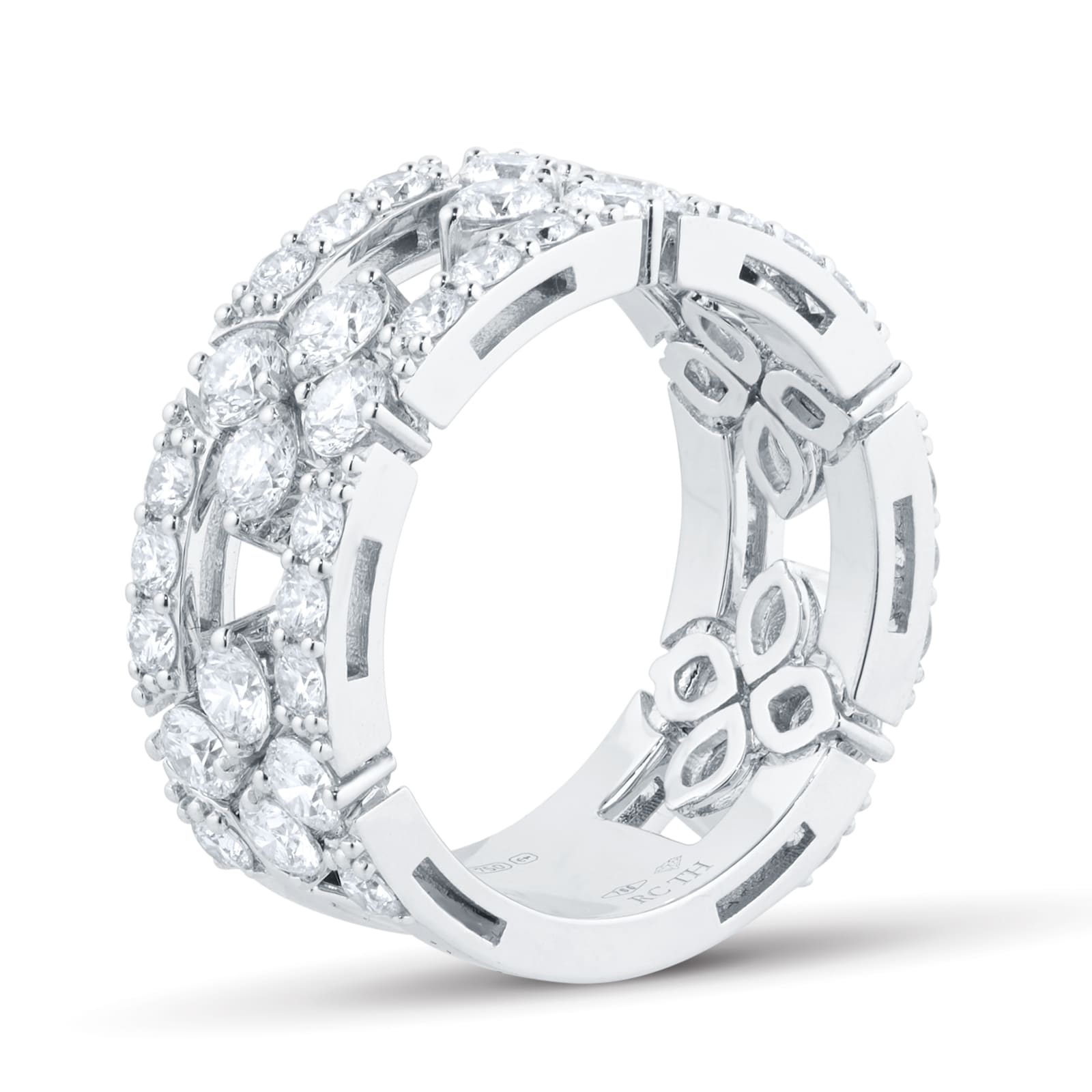 Roberto Coin Love In Verona 18ct White Gold 2.50ct Diamond Ring