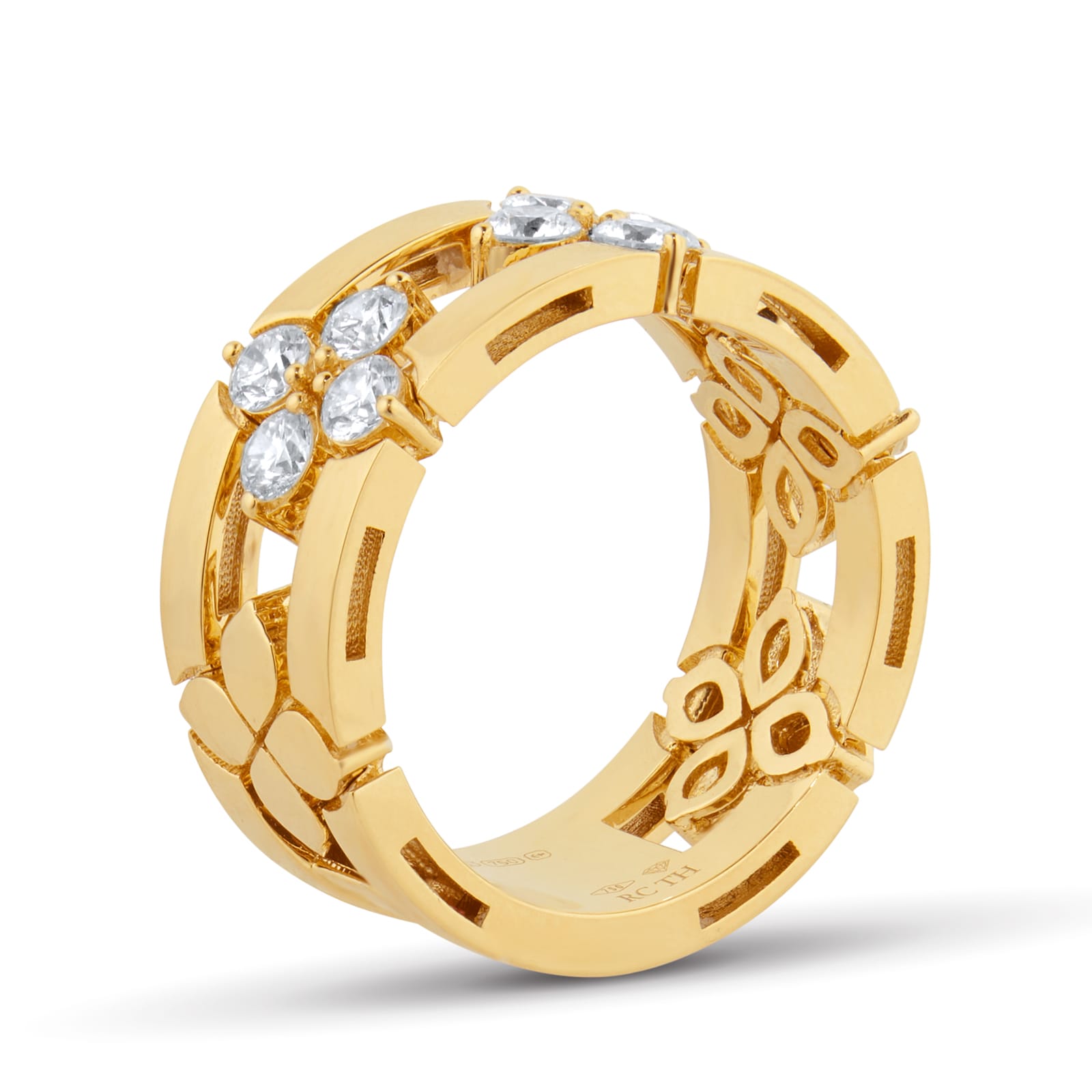 Roberto Coin Love In Verona 18ct Yellow Gold 1ct Diamond Ring