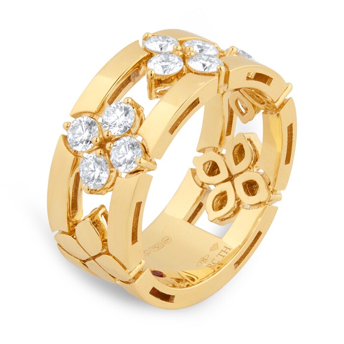 Roberto Coin Love In Verona 18ct Yellow Gold 1ct Diamond Ring