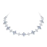 Roberto Coin Diamond Princess 18ct White Gold 5ct Sapphire & 11.12ct Diamond Necklace