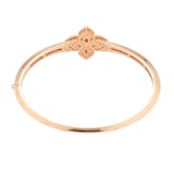 Roberto Coin Princess Flower 18ct Rose Gold 0.18ct Diamond Flower Bangle