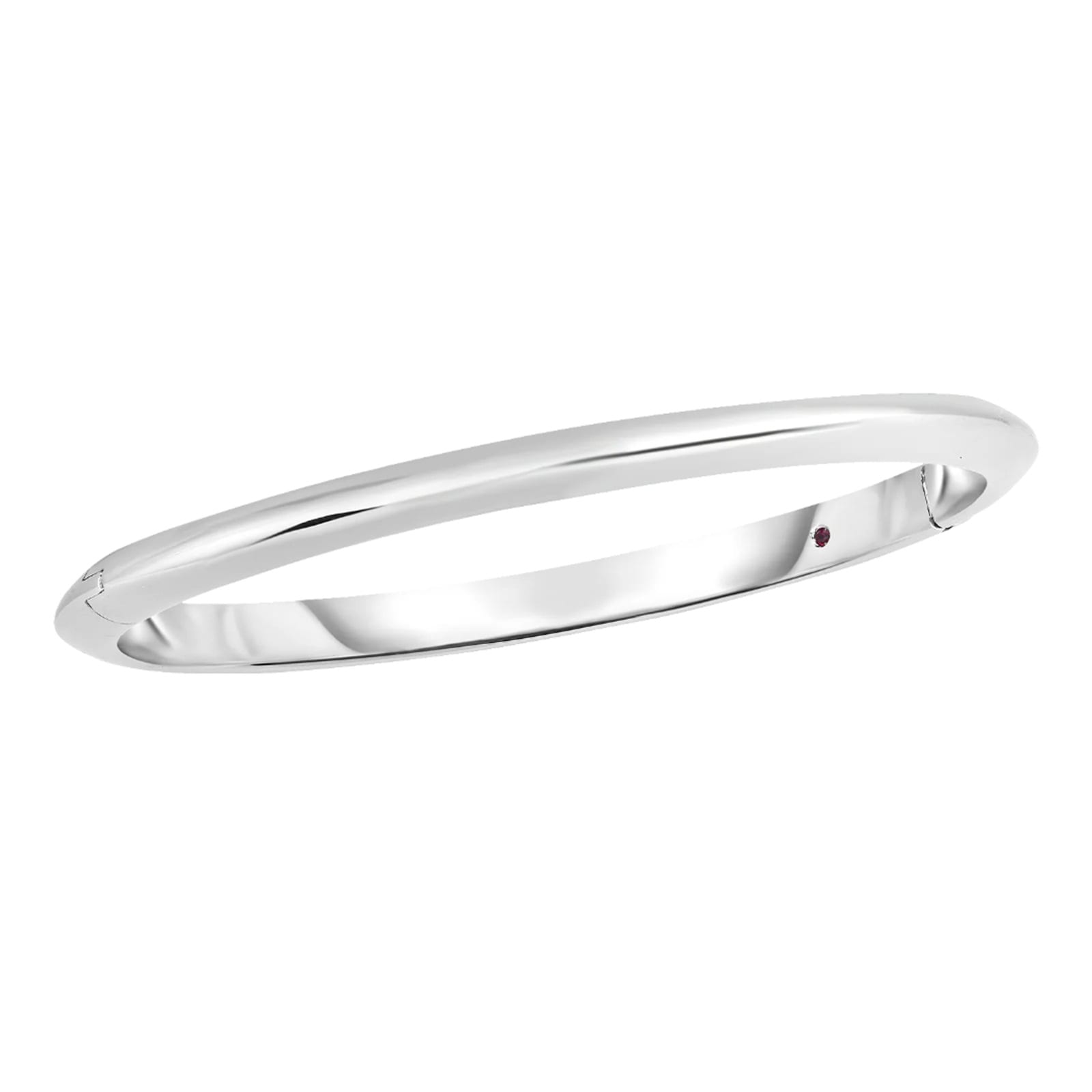 Roberto Coin 18K White Gold Designer Gold Knife Edge Bangle