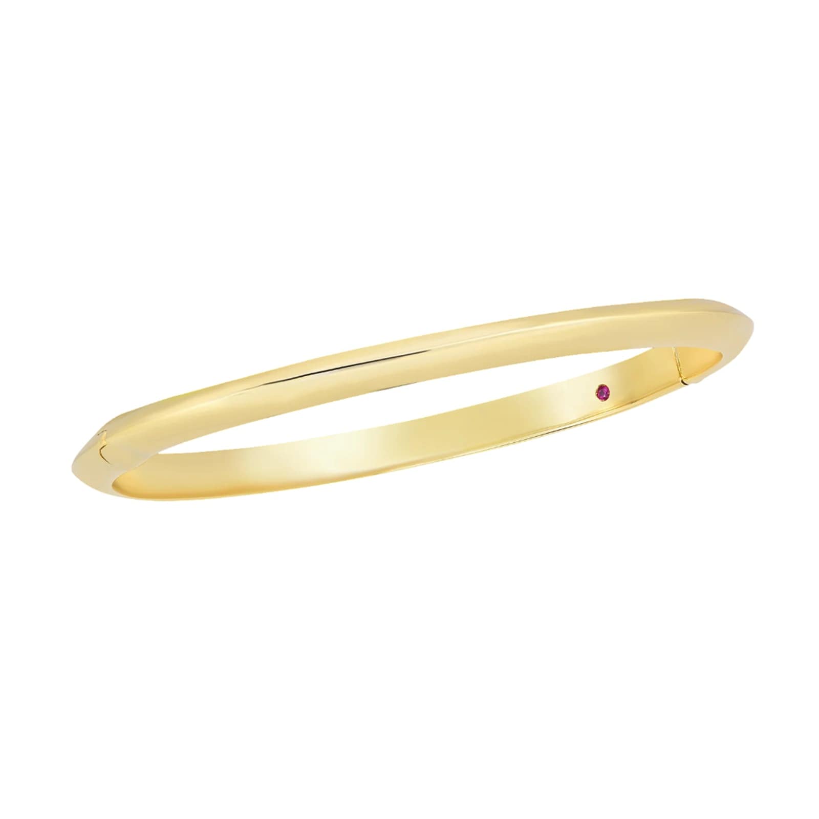 Roberto Coin 18K Yellow Gold Designer Gold Knife Edge Bangle