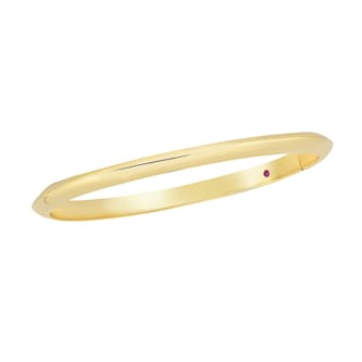 Roberto Coin 18K Yellow Gold Designer Gold Knife Edge Bangle