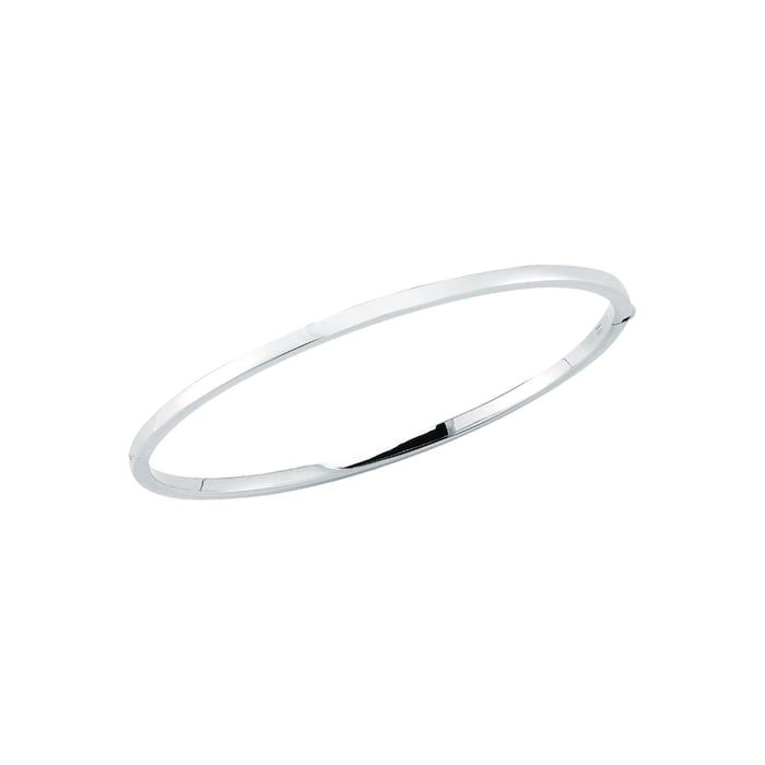 Roberto Coin 18K White Gold Designer Gold Oval Bangle