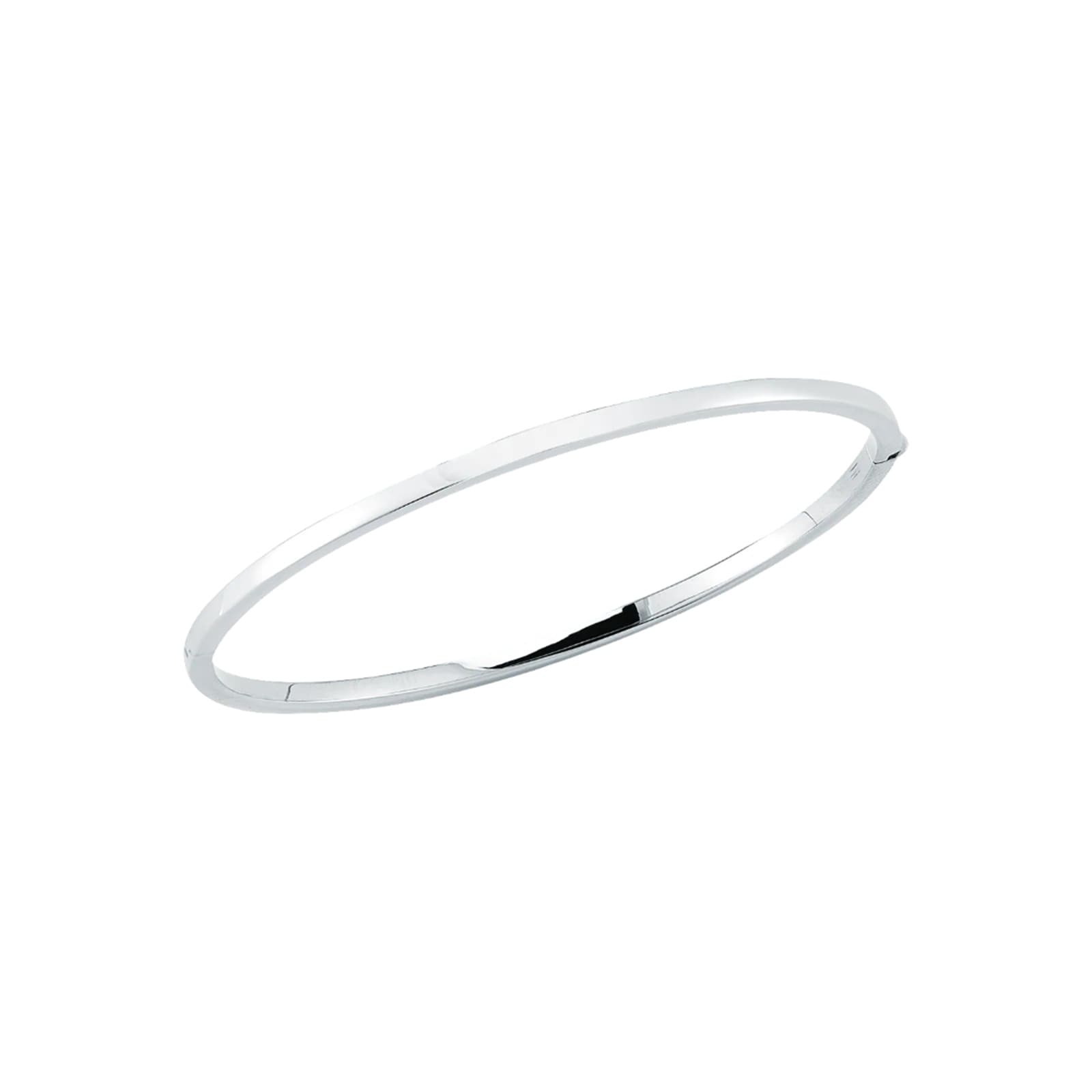 Roberto Coin 18K White Gold Designer Gold Oval Bangle