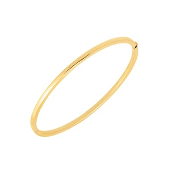 Roberto Coin 18K Yellow Gold Designer Gold Oval Bangle