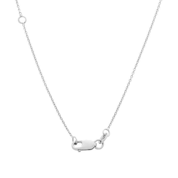 Roberto Coin Tiny Treasures 18ct White Gold 0.06ct Love Letter D Necklaces