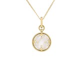 Roberto Coin 18K Yellow Gold Venetian Medallions Diamond & Mother Of Pearl Necklace
