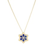 Roberto Coin 18K Yellow Gold Vernazza Diamond & Lapis Flower Long Necklace