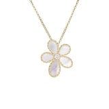 Roberto Coin 18K Yellow Gold Jasmine Diamond & Mother Of Pearl Flower Necklace