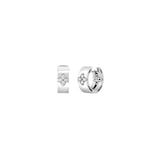 Roberto Coin 18K White Gold Love In Verona Diamond Small Hoop Earrings