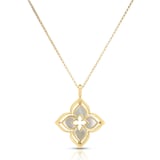 Roberto Coin 18K Yellow Gold Venetian Princess Pirouette Diamond & Mother Of Pearl Necklace