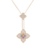 Roberto Coin 18K Rose Gold Venetian Princess Carnival Diamond & Mixed Gemstones Necklace