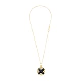 Roberto Coin 18K Yellow Gold Venetian Medallion Diamond & Black Jade Necklace