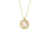 Roberto Coin 18K Yellow Gold Venetian Medallions Diamond & Mother Of Pearl Necklace