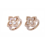 Roberto Coin 18K Rose Gold Venetian Princess Pirouette Diamond & Mother Of Pearl Ring - Size 6.5