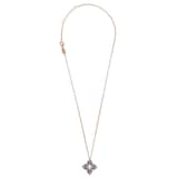 Roberto Coin Venetian Princess 18ct Rose Gold Blue Titanium and Diamond Pendant