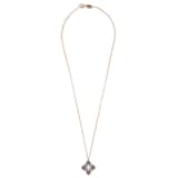 Roberto Coin Venetian Princess 18ct Rose Gold Blue Titanium and Diamond Pendant
