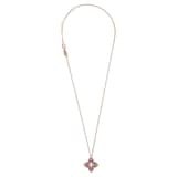 Roberto Coin Venetian Princess 18ct Rose Gold Pink Titanium and Diamond Pendant