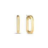 Roberto Coin 18K Yellow Gold Designer Gold Medium Square Hoop Earrings