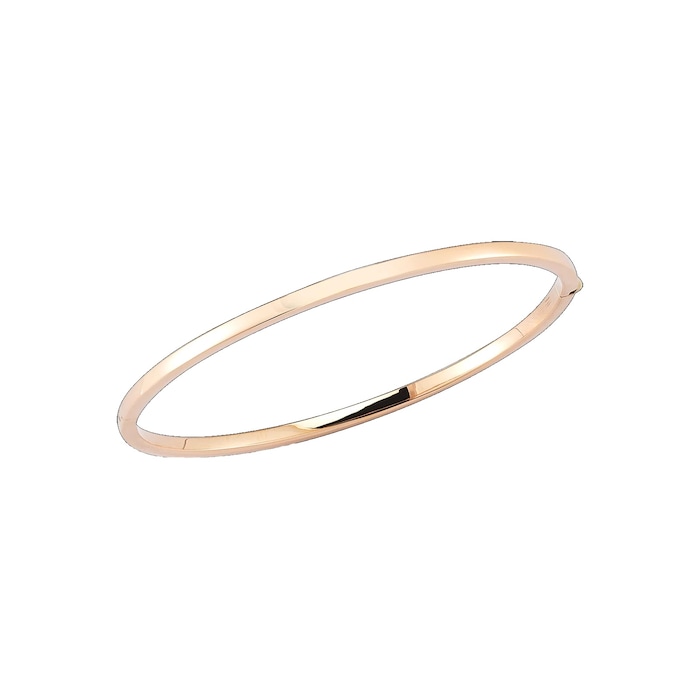 Roberto Coin 18K Rose Gold Designer Gold Oval Bangle