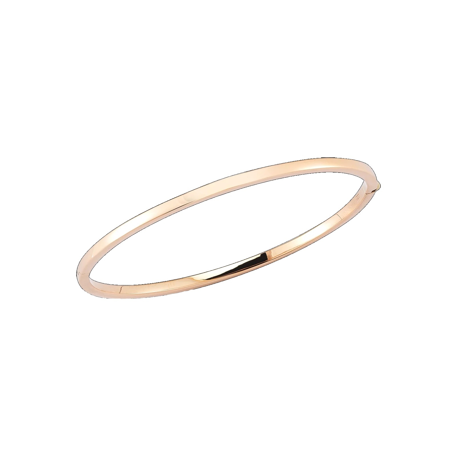 Roberto Coin 18K Rose Gold Designer Gold Oval Bangle