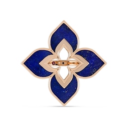 37523872 - Venetian Princess 18ct Rose Gold Lapis Ring