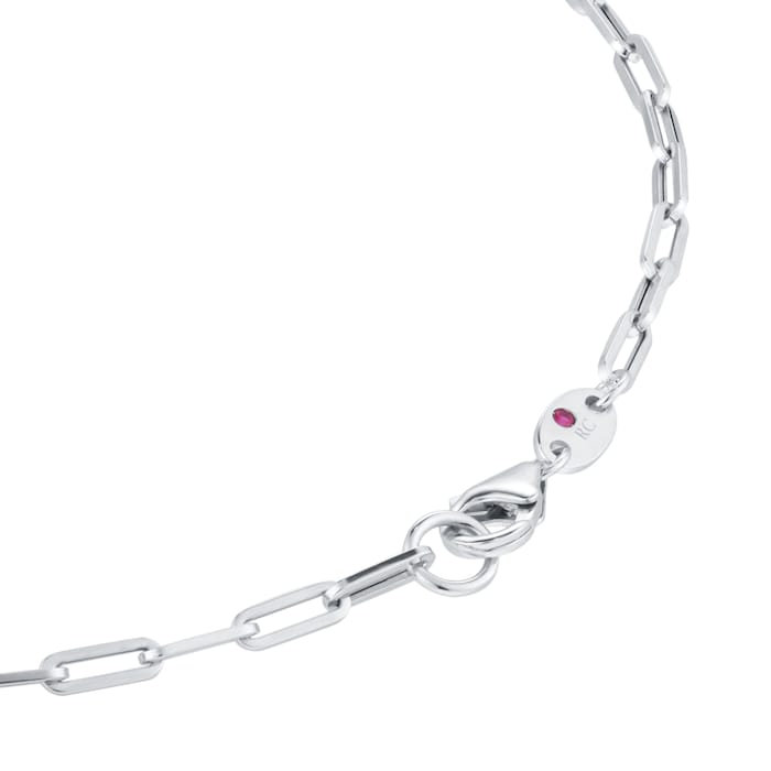 Roberto Coin Venetian Princess 18ct White Gold Diamond & Mixed Gemstone Pendant