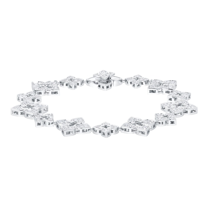 Roberto Coin Venetian Princess 18ct White Gold Diamond Bracelet